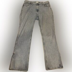 H&M Light Gray Flare Jeans